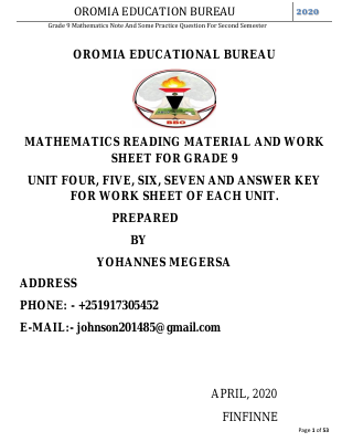 Mathematics G-9 Notes and work sheet2012.pdf